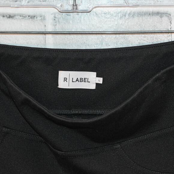 The Reset R LABEL Women's Black Stretch Skinny Ponte Pants size Large - Picture 2 of 9